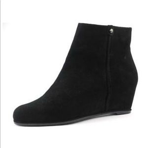 Stuart Weitzman Black Suede Booties